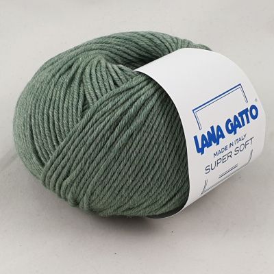 Lana Gatto Super Soft (20824 шалфей) 100% меринос экстрафайн 50 г/125 м